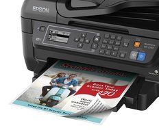 Epson WF-2750 All-in-One Wireless Color Printer with Scanner, Copier &amp; Fax N2
