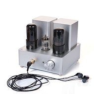 Gemtune APPJ PA1502A 6N4+6P6P tube headphone amplifier (Silver) N10