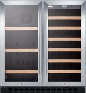 33 Bottle Dual Zone Freestanding Wine Refrigerator