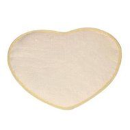 Kingfansion Bedroom Door Mat Heart Shaped Carpet Fluffy Chenille Rug Cushion (Purple) N9