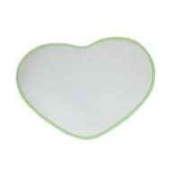 Kingfansion Bedroom Door Mat Heart Shaped Carpet Fluffy Chenille Rug Cushion (Purple) N10