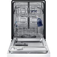 24 in. Front Control Dishwasher in White with Stainless Steel Tub N8