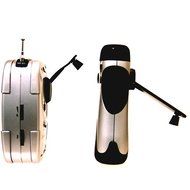 Hand Crank Emergency Flashlight, AM/FM and NOAA Weather Band Radio, Compass and Thermometer (No Batteries Required)