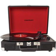 New CROSLEY RADIO CR8005A-BK Cruiser Portable Turntables (Black)