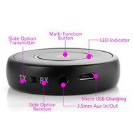 Portable Universal Mini Wireless Bluetooth V4.1 Car Kit Music Receiver w/ 3.5mm Aux Input Plug N3