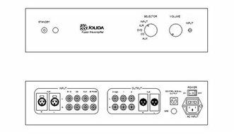 Jolida Fusion Tube Preamplifier (Black) N2
