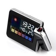 YXGOOD LED Backlight/Color Display w,Digital Projection Weather LCD Snooze Alarm Clock