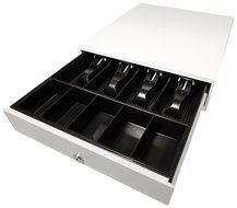 APG VP554A-AW1416 Vasario Series Standard-Duty Cash Drawer with USB PRO Interface, Painted Front, 13.8" x 16.3... N5