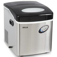 Della Portable Ice Maker, Produces up to 26 lbs. of Ice Daily, 2-Size (Black) N10