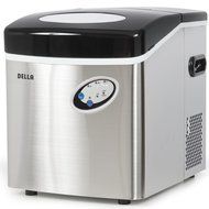 Della Portable Ice Maker, Produces up to 26 lbs. of Ice Daily, 2-Size (Black) N11