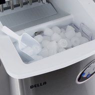 Della Portable Ice Maker, Produces up to 26 lbs. of Ice Daily, 2-Size (Black) N12
