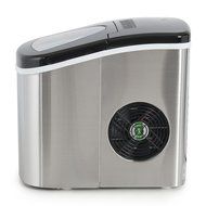 Della Portable Ice Maker, Produces up to 26 lbs. of Ice Daily, 2-Size (Black) N14