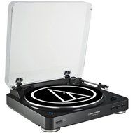 Audio-Technica Fully Automatic Bluetooth Wireless Stereo Turntable - Black (AT-LP60BK-BT) with Record Cleaning... N2