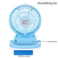 BASSTOP Portable Table Fan Mist Spray Cooling Desk Fan Air Handheld USB Mini Office Fan Quiet Personal Cooling... N3