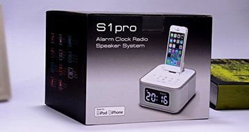 IRISTIME Wireless Bluetooth Speaker FM Radio Alarm Clock Loud Speaker with All iPod /iPhone Charging Dock Station... N5