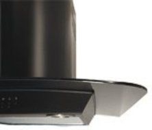 Range Hood Wall Mounted Black 42" KA-144-BLK NT AIR Made in Italy N2