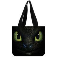 ARTSWOW Dragons Toothless How To Train Your Dragon Custom Personalize Cotton Canvas Tote Bag(2 Sides)