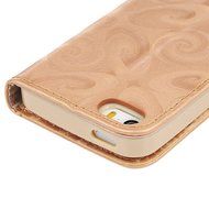 iPhone SE Case, iPhone 5/5S Case,YOKIRIN Stand Wallet Premium PU Leather with Handmade Flowing Glitter Liquid... N10