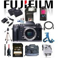 Fujifilm X-T1 16 MP Camera with 3.0-Inch LCD (Body) (Graphite Silver &amp; Weather Resistant) w/ Sony 64GB SDXC Class...