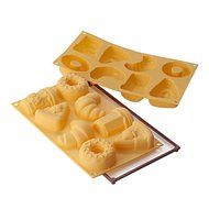 Silikomart Silicone Fancy and Function Bakeware Collection Multi-Shape Cake Pan, Slim Chic N12