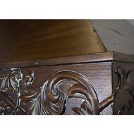 1200 CFM Wall Mounted Range Hood Size: 17.5" H x 36" W x 21.5" D, Finish: Walnut N3