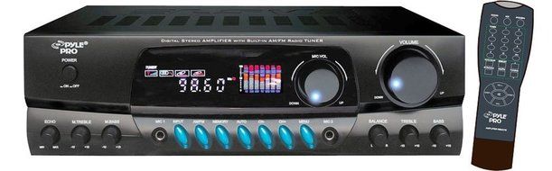 Pyle Stereo Receiver, Dock, Speaker and Volume Knob Package - PT260A 200 Watts Digital AM/FM Radio Stereo Receiver... N2