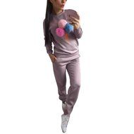 Sweatshirt Sets,Morecome Women Sweatshirt Long Sleeve Blouse Long Pants Outfit (XL, Black) N8