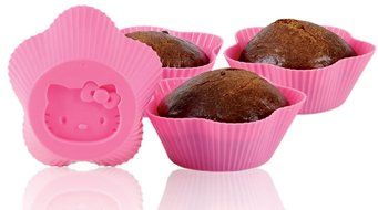 Siliconezone 5&quot; Non-Stick Silicone Gingerbread Muffin Cup N9