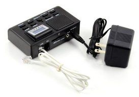 RioRand&reg; Digital Telephone Call Recorder Phone Recording Rec System (BLACK) N5