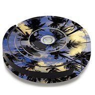 Skin Decal Vinyl Wrap For IRobot Roomba 650 655 Vacuum / Palm Trees Miami Sky Cloud
