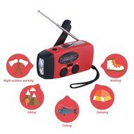 Hhannpro Upgrade Designed Emergency Weather NOAA/AM/FM Radio Solar Hand Crank USB Powered Flashlight,USB Jack...