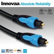 Toslink Cable, INNOVAA Digital Fiber Optical Audio Toslink Cable - 3 Feet N7