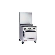 Southbend P32D-BBB-SU NG - 32-in Sectional Range w/ 6-Step-Up Burners, Manual Controls, Oven, NG