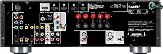 Yamaha RX-V467BL 525-Watt 5.1 Channel AV Receiver (OLD VERSION) (Discontinued by Manufacturer) N3
