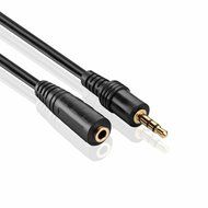 TNP AUX Headphone 3.5mm Extension Cable (3 Feet) - Male to Female Extender Audio Auxiliary Jack Adapter Wire Cord... N8