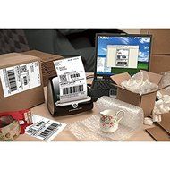 Label Maker, Prints 3/8"-4" Wide, 53 Labels P/M, BK/Silver DYM1755120