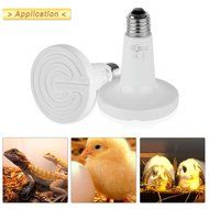 Floureon 110V 50W E27 Heat Lamp Grow Light Ceramic Infrared Electrical Natural Heat Emitter Appliances Lamp Bulb... N3