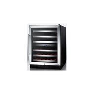 Summit Commercial SWC530LBISTADA ADA Compliant Dual Temp Zone Reach-In Wine Refrigerator, N3