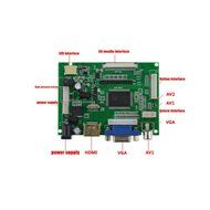 GeeekPi 7 Inch 1024x600 LCD Display for Raspberry Pi HDMI+VGA+Driver Board+Touch Screen N6