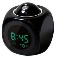 iGearPro - Energy Saver LCD Digital Alarm Clock with Blue LED Backlight - Time Date and Temperature Display -...