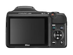 Nikon COOLPIX L820 16 MP CMOS Digital Camera with 30x Zoom Lens and Full HD 1080p Video (Black) (OLD MODEL) N3