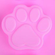 Silicone Mold Foot Prints Dog Pet Paws Paw Animal Shape candy Chocolate DIY Soap Set of 3 N5