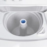 GE GUD24ESSJWW 24" Unitized Spacemaker 2.0 DOE Cu. Ft. Washer and 4.4 Cu. Ft. Electric Dryer in White N2