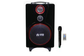 EMB PK82 BLACK Color 800W 8&quot; Portable Professional Rechargeable BOOM Box Speaker