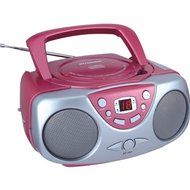 Sylvania Portable Cd Boom Box With Am/Fm Radio (Pink) &quot;Product Type: Boom Boxes/Boom Boxes&quot;