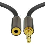 Mediabridge 3.5mm Extension Cable (12 Feet) - 3.5mm Female To Male Stereo Audio Cable - Step Down Design - (Part... N3