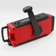 RunningSnail Mulit-Pupose Solar Digital Hand Crank AM/FM/NOAA Weather Radio,1W LED Flashlight, 2000 mAh Power...