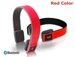 Sisun colorful 2ch Stereo Audio wireless bluetooth V3.0 headset with mp3 player (Pink) N4