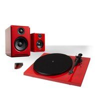 PRO JECT Debut Carbon DC Turntable With Ortofon 2M Red Cartridge and Audioengine A2+ Limited Edition Premium Powered... N3