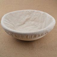 1x Round Bread Proving Basket, Rattan Banneton Brotform , Size 25x8cm ,hold 1000g dough ,Sour Dough proofing,...